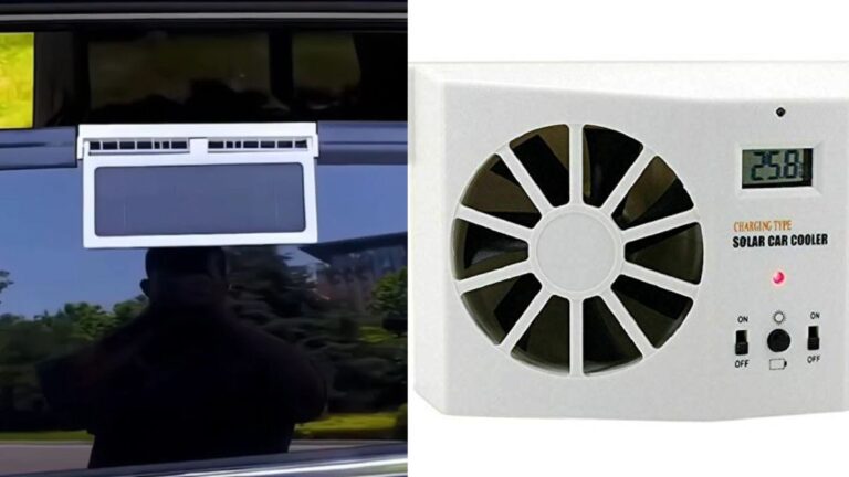 Car Mini Solar Air Conditione