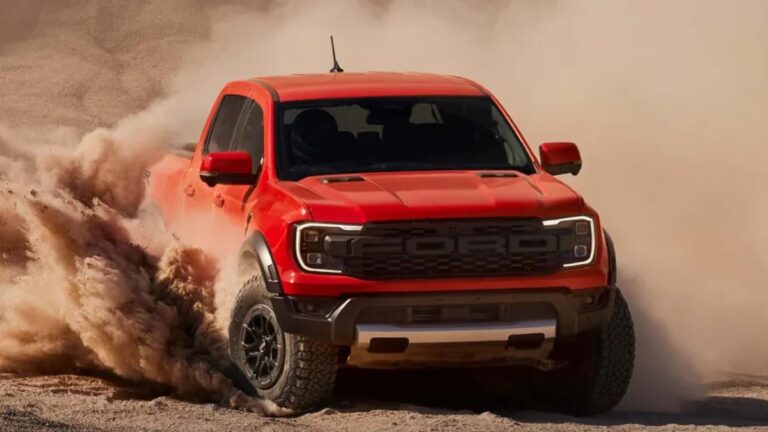 Ranger Pickup Truck seen during testing