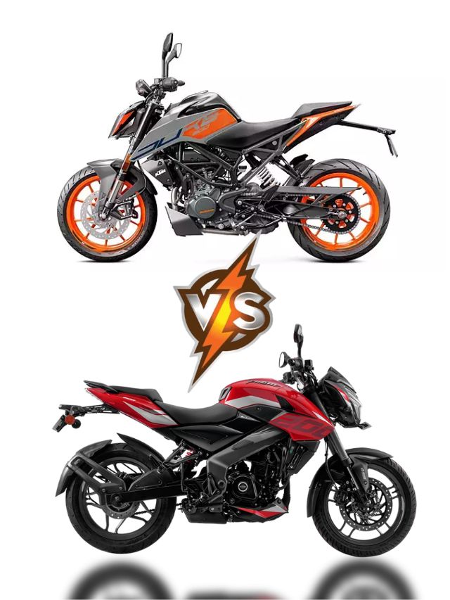 ktm duke 200 vs pulsar ns 200