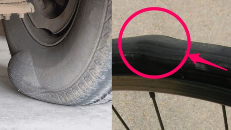 Bulge on Sidewall of Tyres