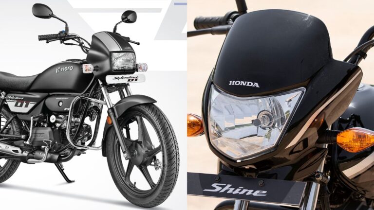 Hero Splendor Plus Vs Honda Shine 100