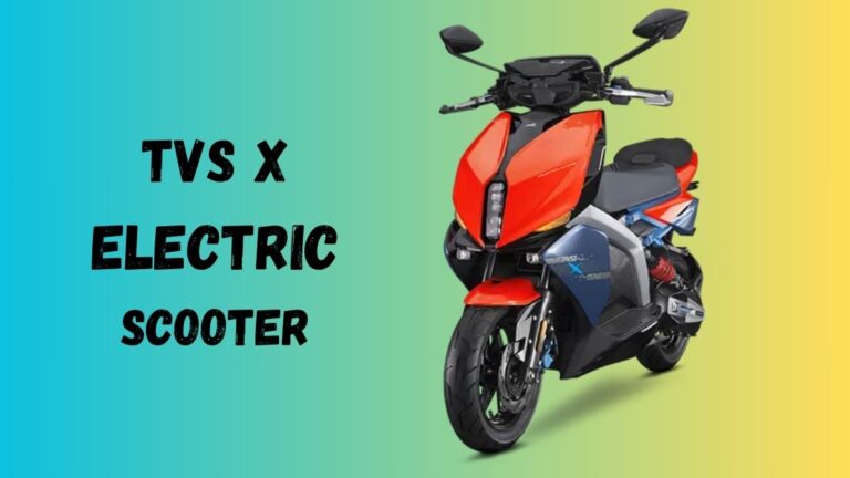 TVS X electric scooter price and features