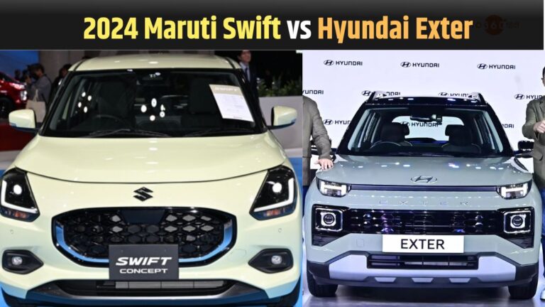 New Swift vs Hyundai Exter