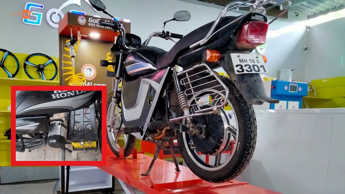 Hero Splendor Plus EV Kit