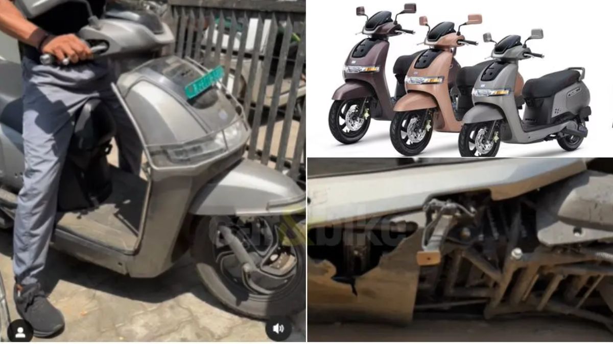 TVS Motors has launched the iQube E-Scooter