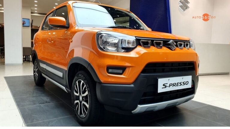 Maruti S Presso Finance